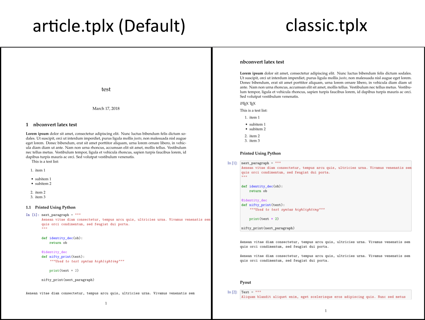 default html template in Jupyter